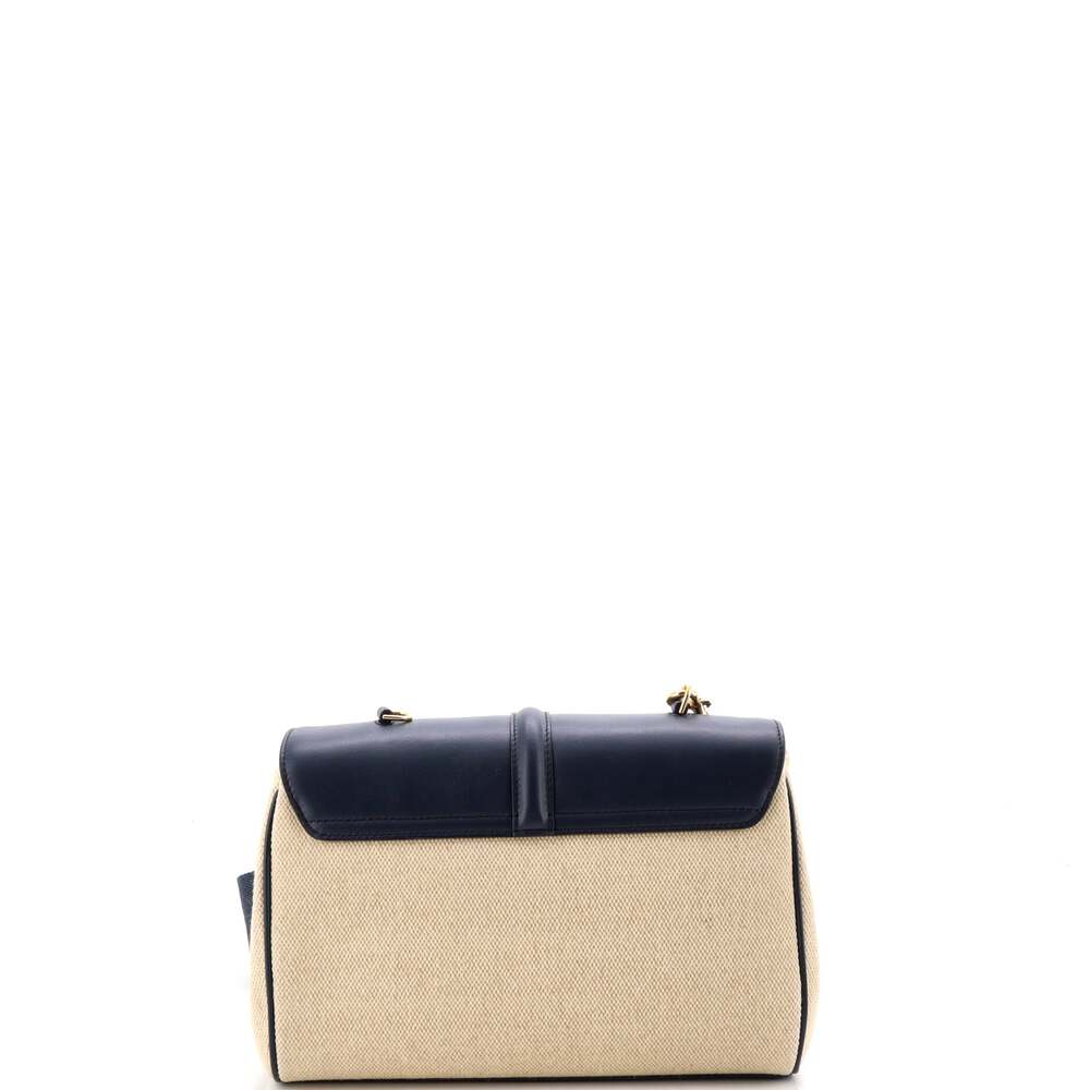 Celine Soft 16 Bag Canvas And Leather #252848C15B - Picture 3 of 7